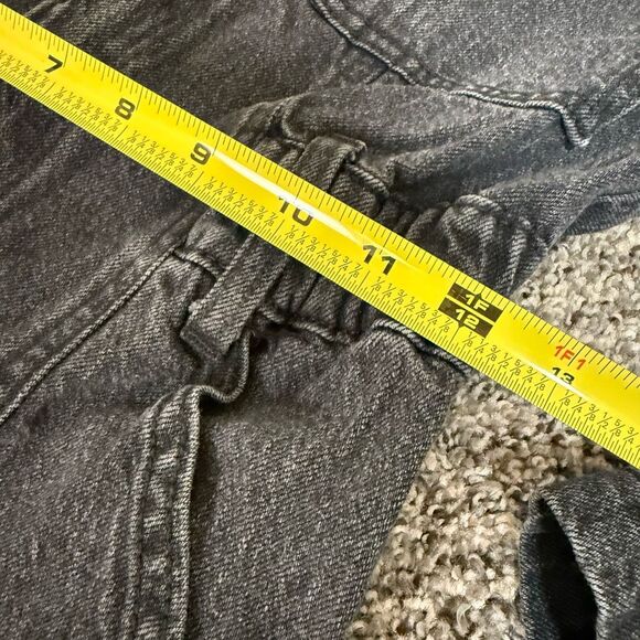 Universal Thread Gray Boiler Suit Jumpsuit Denim Straight Leg 0 - Picture 6 of 7